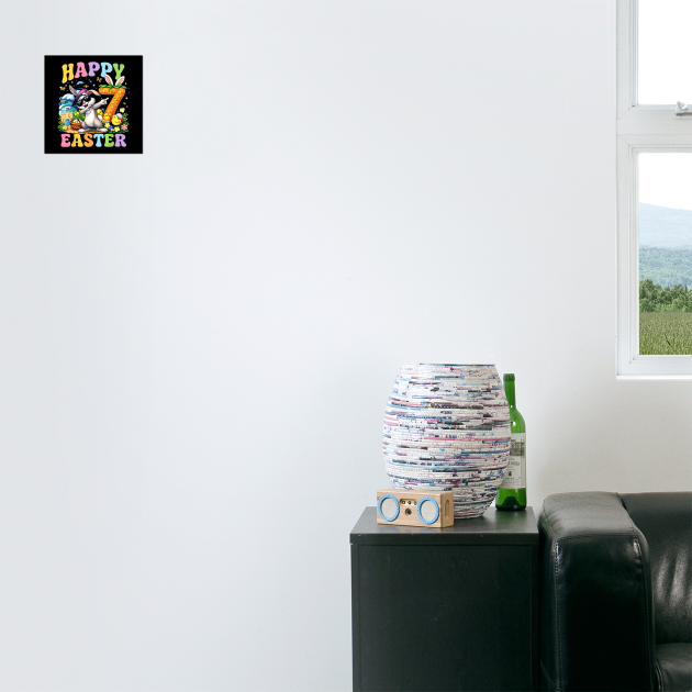 Happy Easter Dabbing Bunny Funny Rabbit Easter by dtr_art